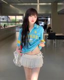  Áo Polo MLB [Unisex] Varsity Sport Jersey Overfit - 3FTSV1743 