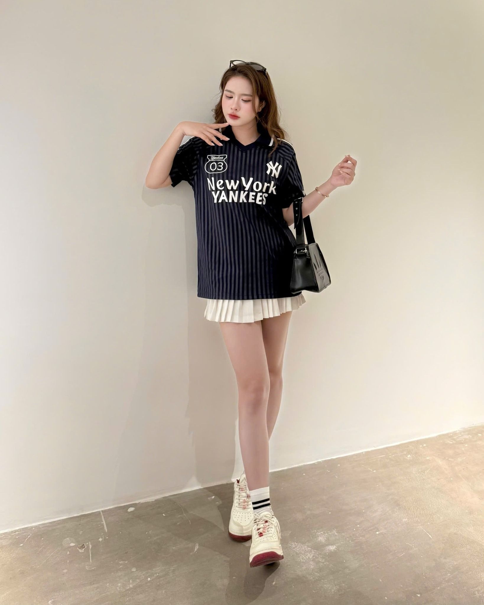  Áo Thun New Era - [Unisex] NY Yankees Jersey 03 Navy - 16664549 