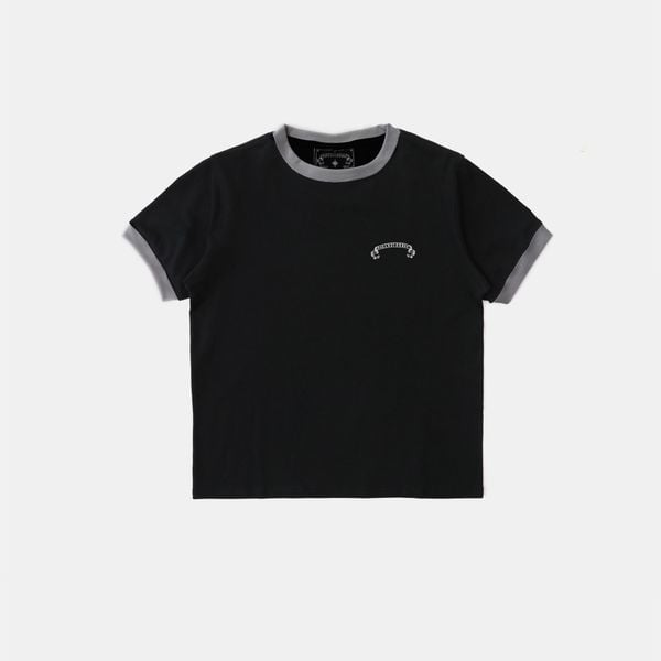 Áo Thun [Unisex] Badblood - [w-tee25-095] Cosmo Reflective Ringer T-Shirt Black