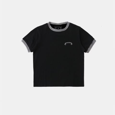 Áo Thun [Unisex] Badblood - [w-tee25-095] Cosmo Reflective Ringer T-Shirt Black