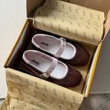  Giày Jeep Mary Jane - [Nữ] Vintage Suede Brown - P661W13404 