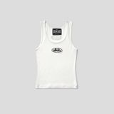 Áo Tanktop [Unisex] Badblood - [w-tnk25-011] Mystic Tank Slim Fit White 