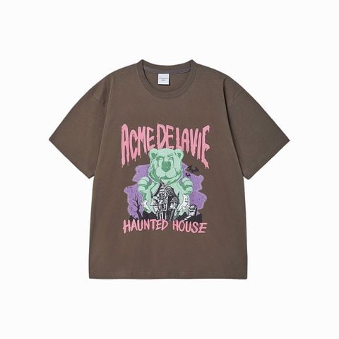 Áo thun [Unisex] ADLV - Acmédelavie AC Bear Halloween Brown