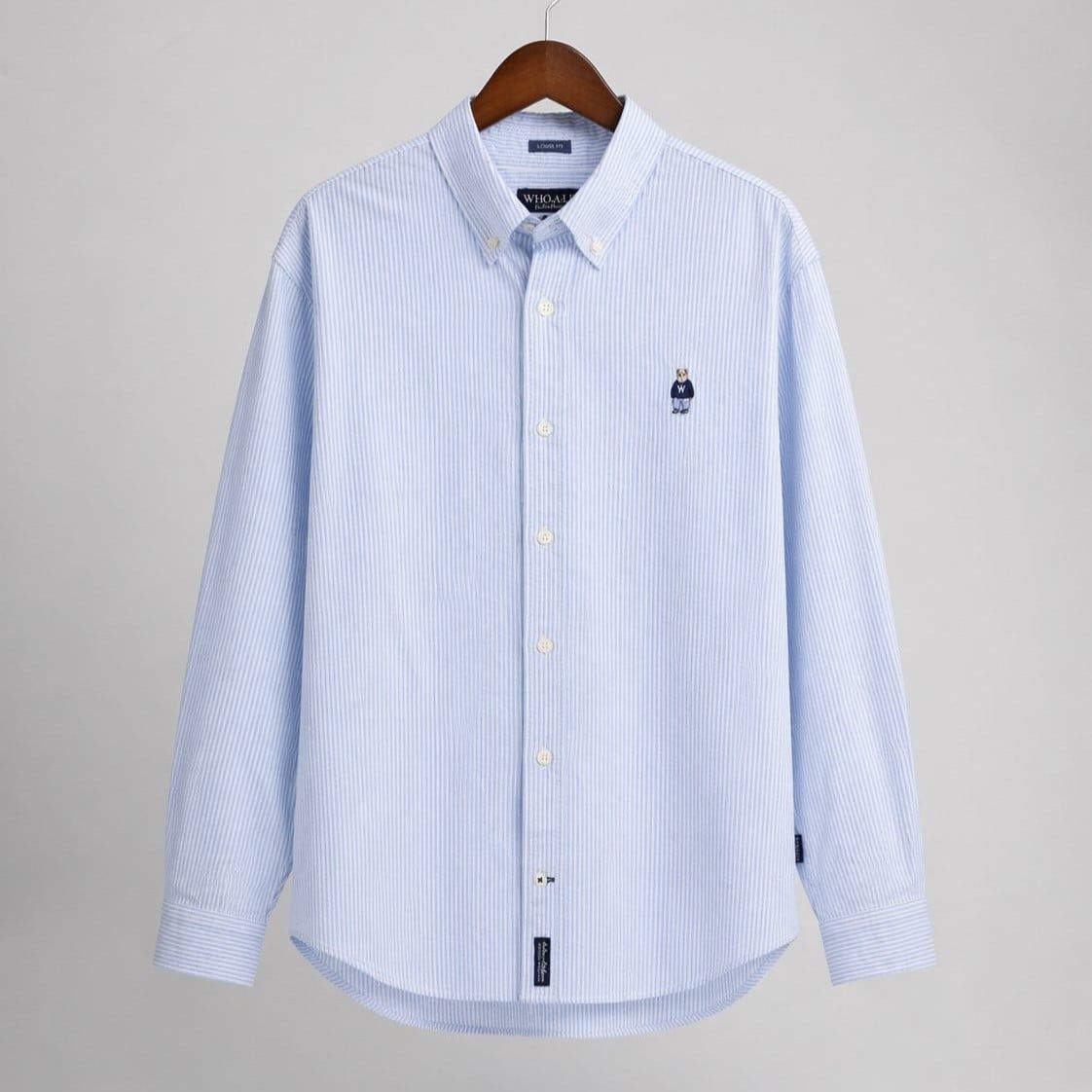  Áo Sơ Mi WHOAU [Unisex] - Steve Oxford Shirt Blue - WHYWF2311U 