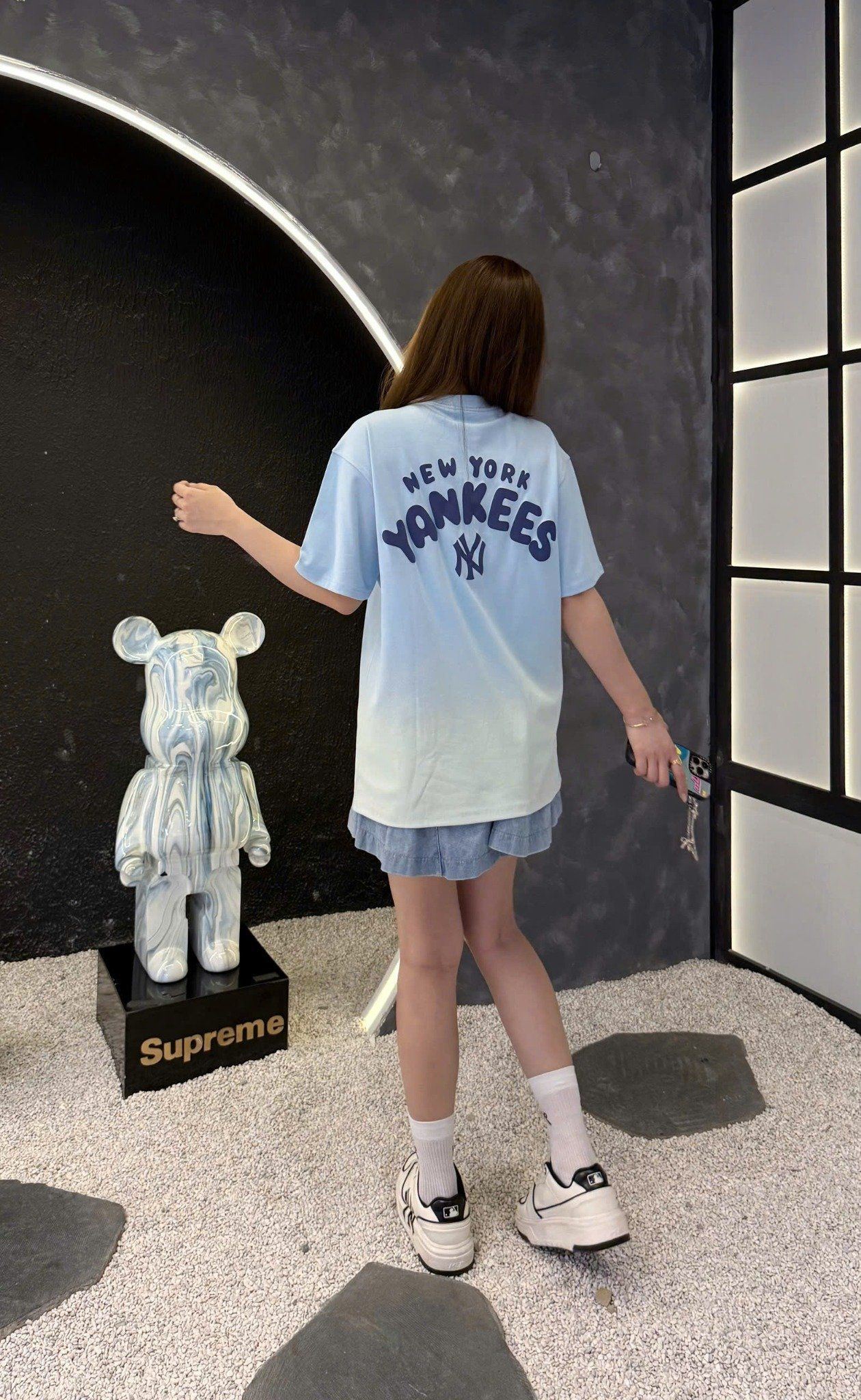  Áo Thun New Era - [Unisex] NY Yankees EST.1903 Gradient Blue/White - 177845230 