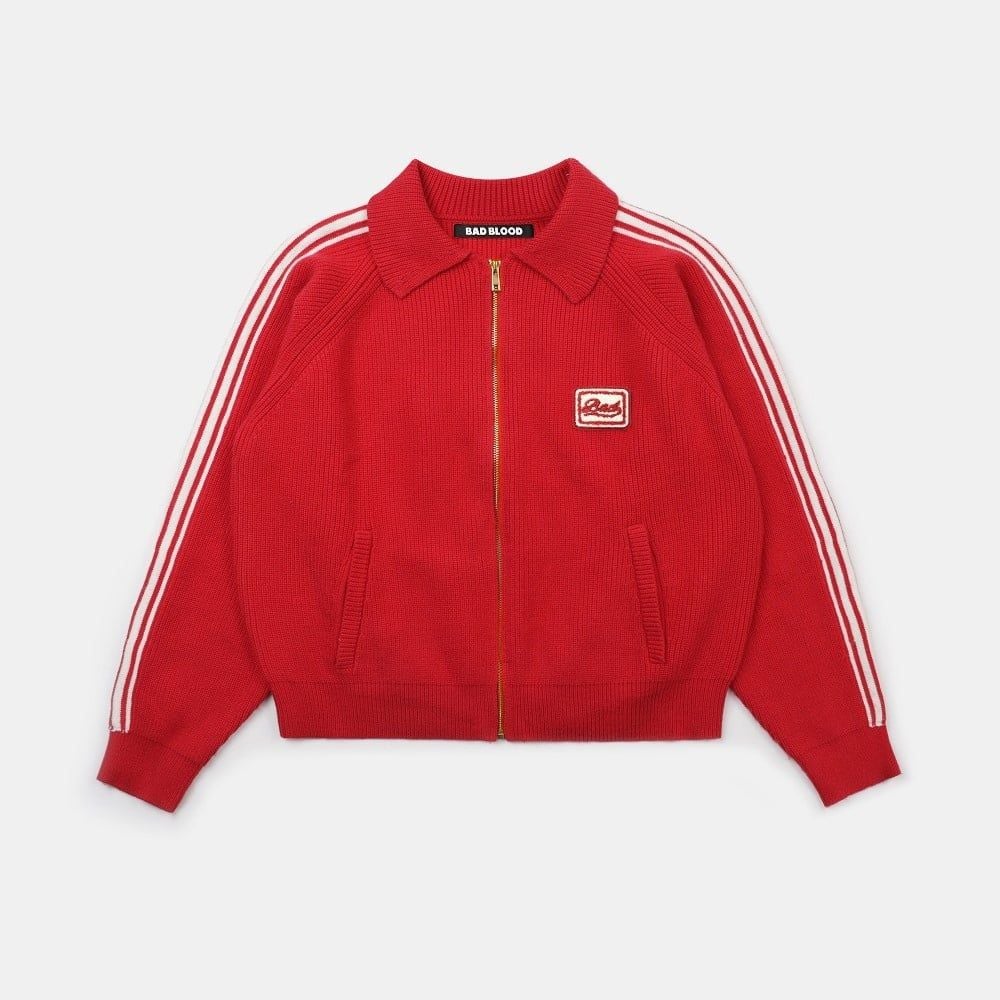  Áo Khoác [Unisex] Badblood - [w-knt24-013] Billy Track Jacket - Red 