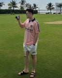  Áo Polo New Era - [Unisex] NY Yankees Jersey Stripe Pink - 13265555 