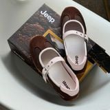  Giày Jeep Mary Jane - [Nữ] Vintage Suede Brown - P661W13404 