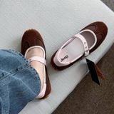  Giày Jeep Mary Jane - [Nữ] Vintage Suede Brown - P661W13404 