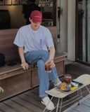  Nón ADLV - Acmedelavie Basic Big Logo Ball Cap Red 