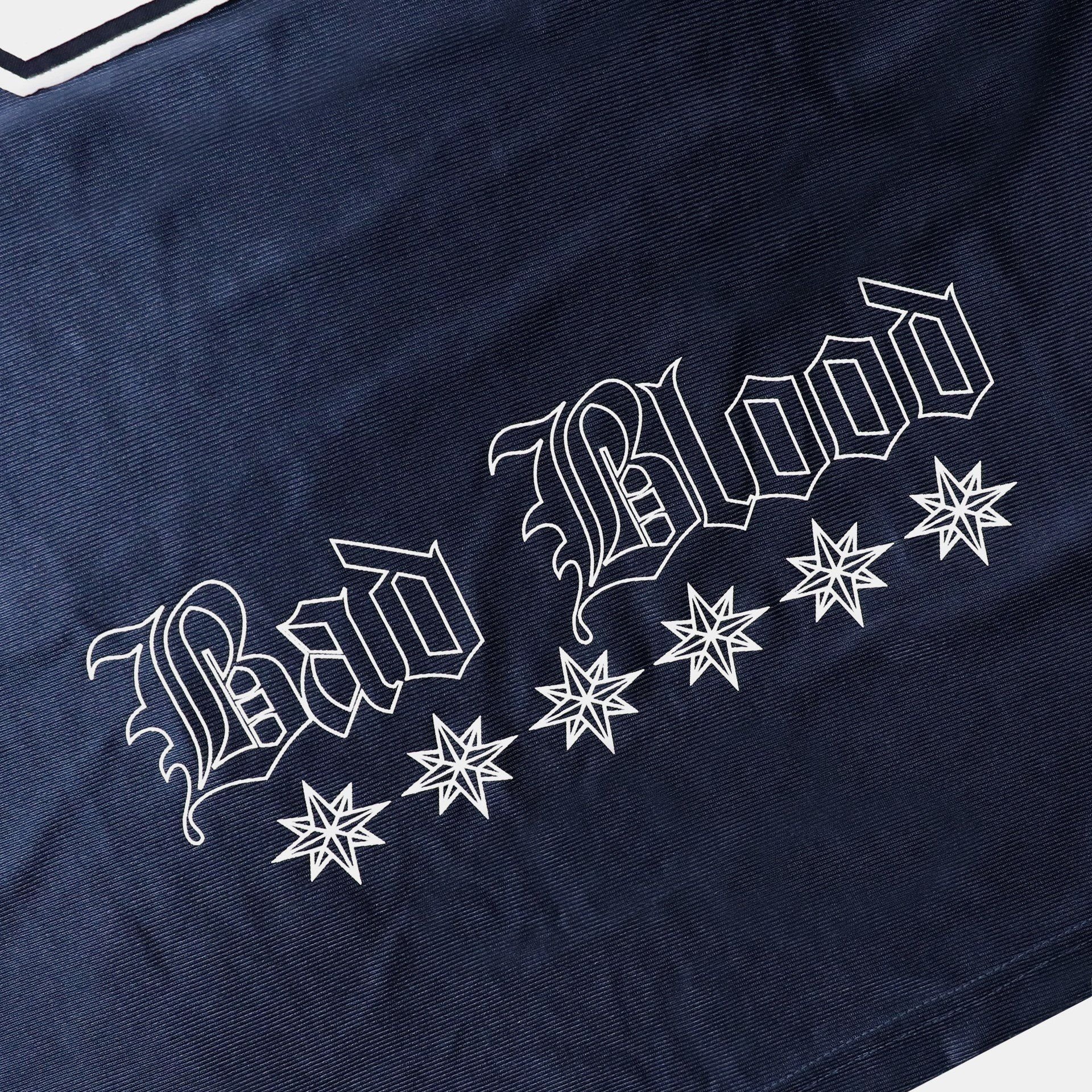  Áo Thun [Unisex] Badblood - [w-tee25-067] Mystic Jersey Short Sleeve Navy 