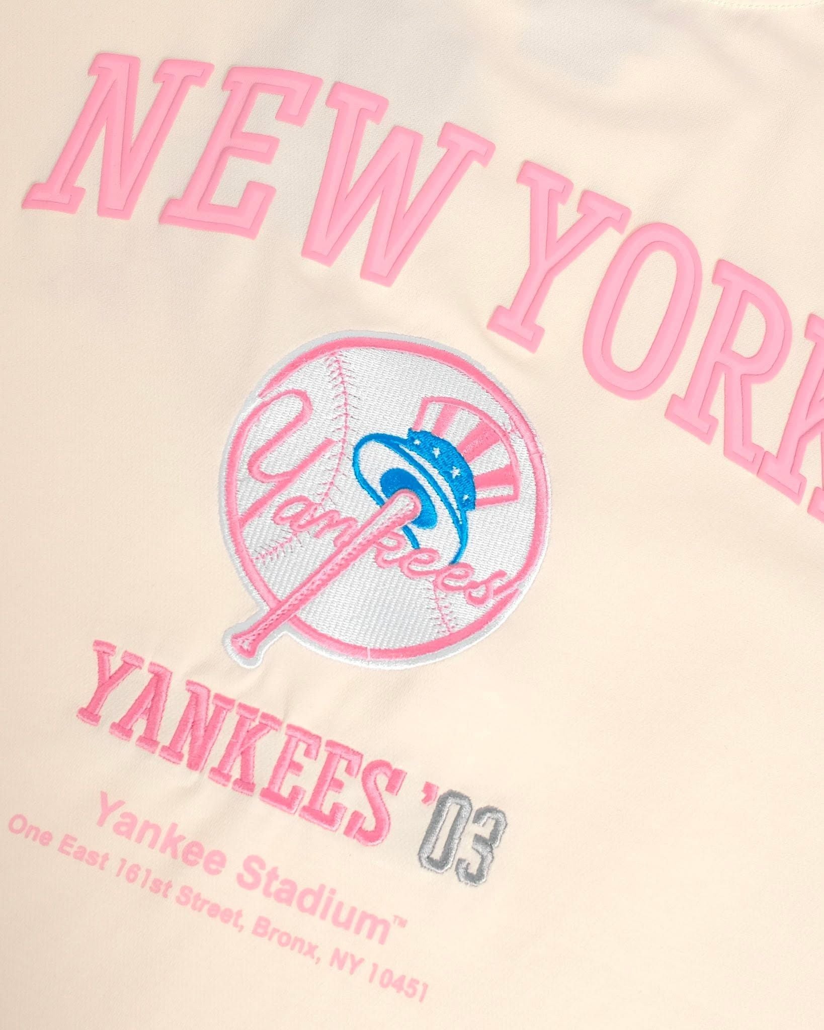  Áo Thun New Era - [Unisex] NY Yankees Stadium '03 Cream/Pink 