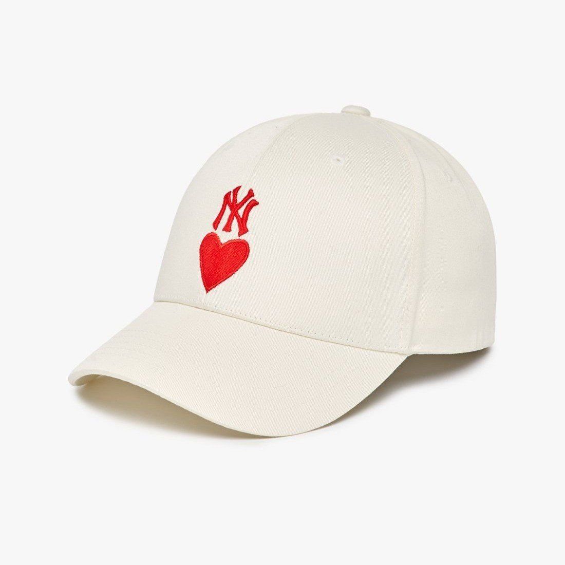  Nón Lưỡi Trai MLB - [Unisex] Heart Logo New York Yankees Black - 3ACPH0136-50IVS 