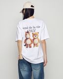  Áo Thun ADLV [Unisex] - Acmédelavie Bear & Horse Friends 