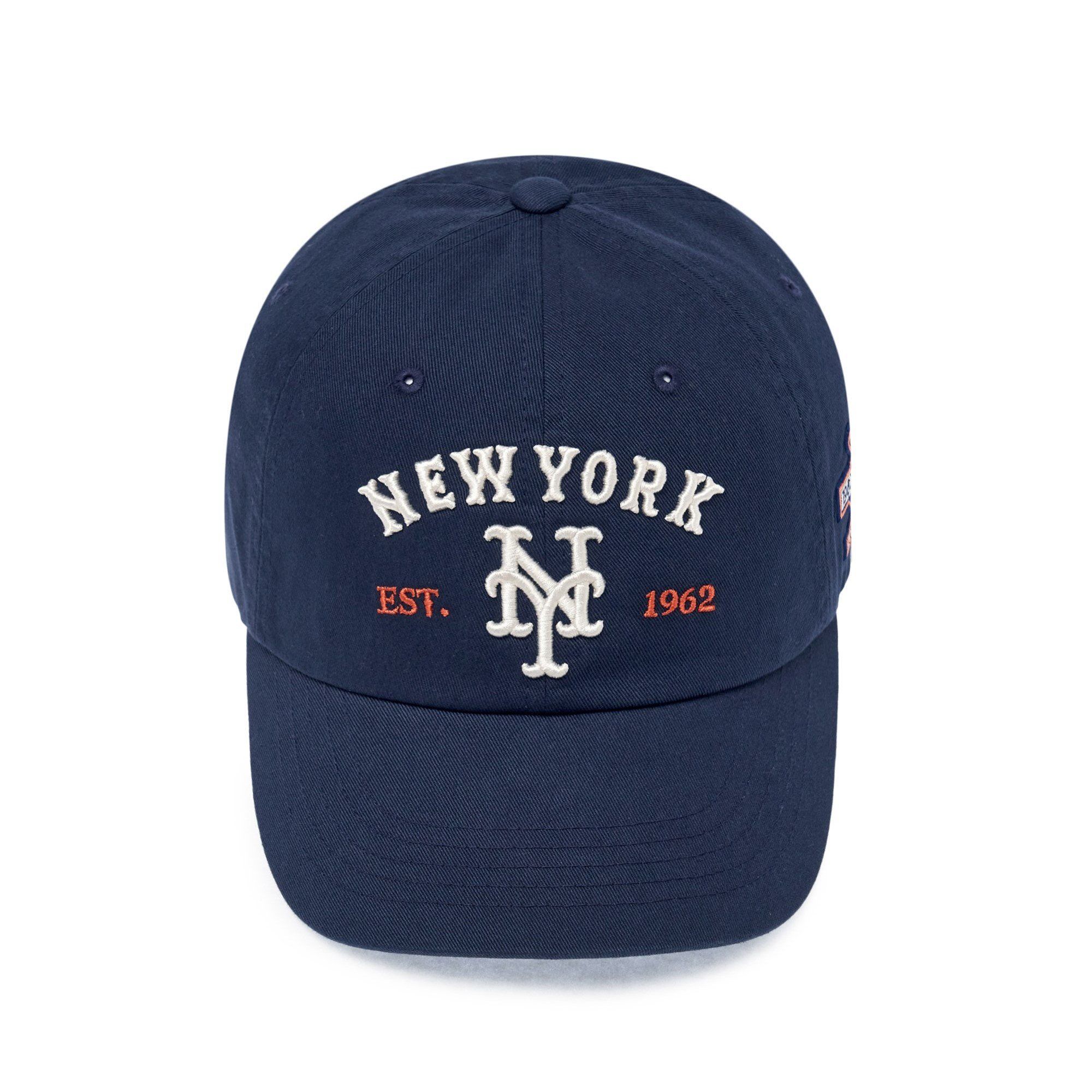  Nón MLB Korea - [Unisex] Vintage Cooperstown Patch Unstructured Ball Cap New York Mets - 3ACPB105N-09NYP 
