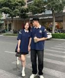  Áo Polo MLB [Unisex] - Varsity Shoulder Color Overfit Collar NY Yankees - 3APQV0143-50NYS 