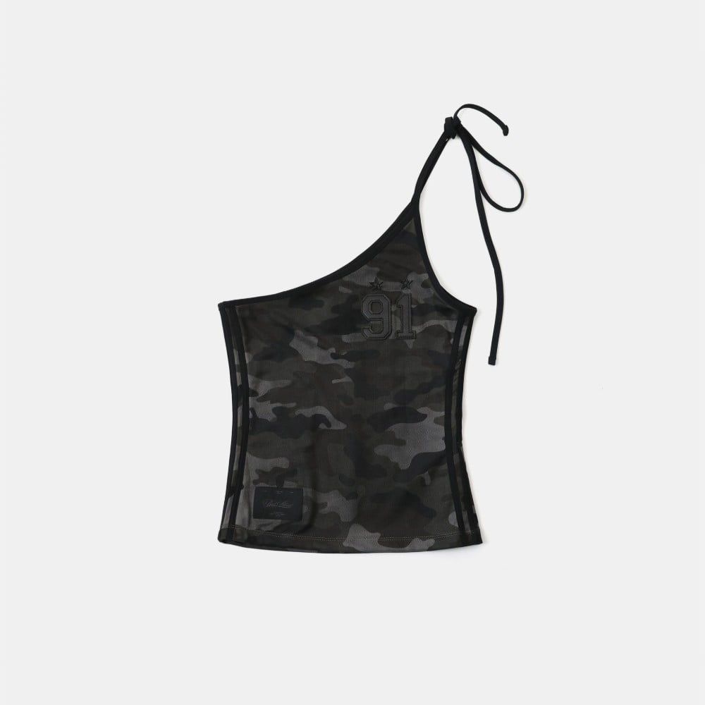  Áo Hai Dây [Nữ] Badblood - [w-tnk25-014] Vintage Club One Shoulder Tank 