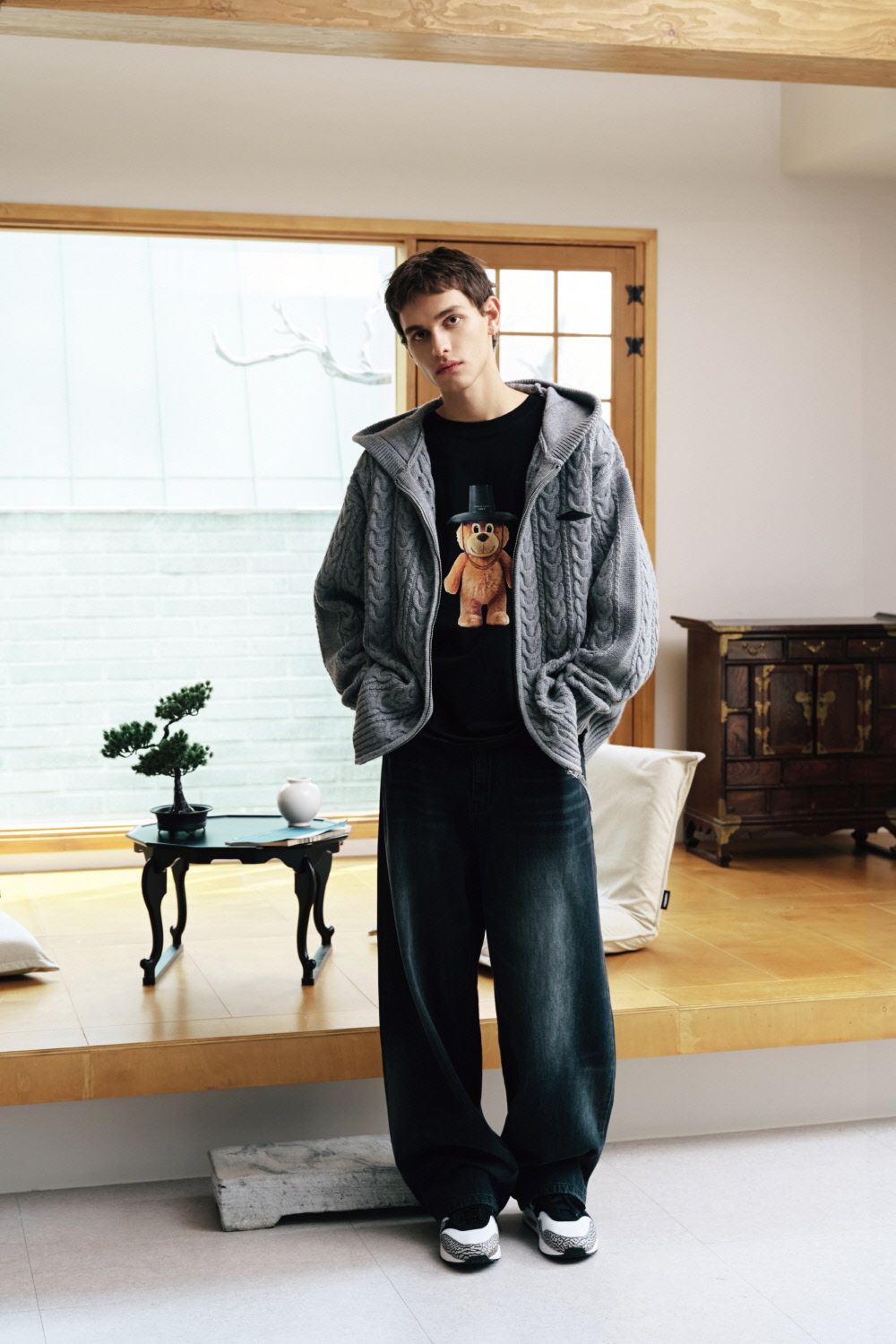  Áo thun [Unisex] ADLV - Acmédelavie GAT AC Bear Black 