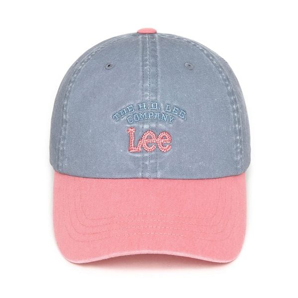 Nón Lee [Unisex] - Twitch Logo Color Block Ball Cap Ash Blue - LE2401CA03AB