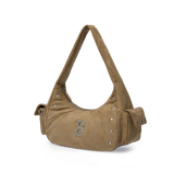  Túi Xách MLB Korea - Vintage Street Studded Hobo Bag NY - 3ABQVB26N-43BGM 