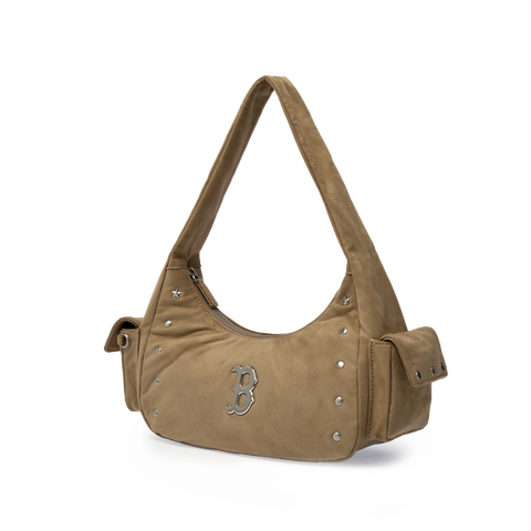 Túi Xách MLB Korea - Vintage Street Studded Hobo Bag NY - 3ABQVB26N-43BGM