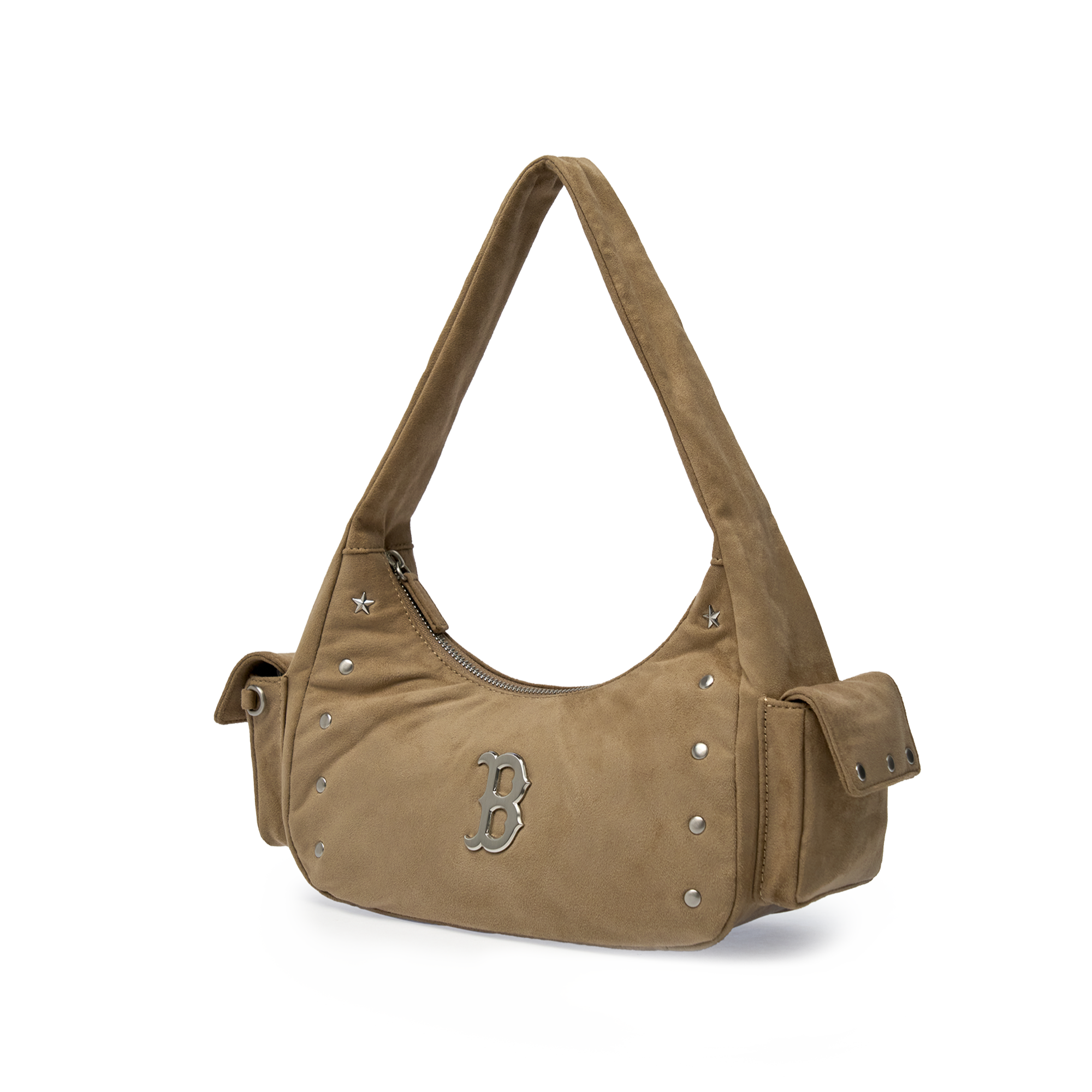  Túi Xách MLB Korea - Vintage Street Studded Hobo Bag NY - 3ABQVB26N-43BGM 