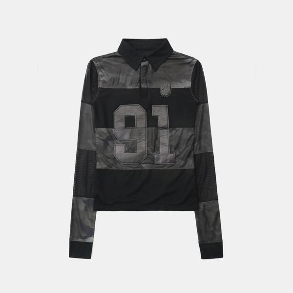 Áo Thun Dài Tay [Unisex] Badblood - [w-tee25-022] Vintage Club Rugby Camo