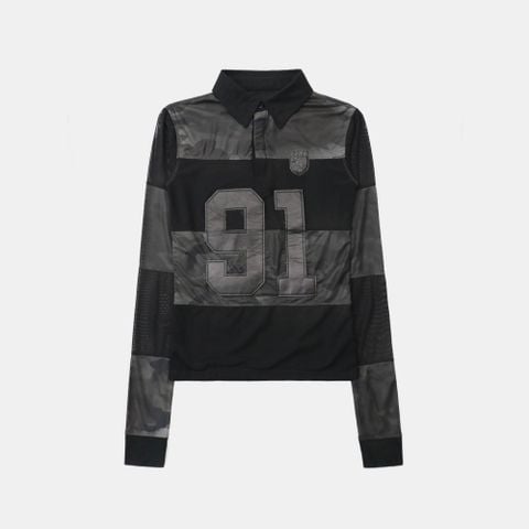 Áo Thun Dài Tay [Unisex] Badblood - [w-tee25-022] Vintage Club Rugby Camo