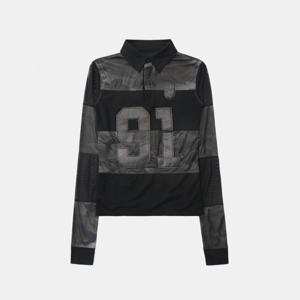  Áo Thun Dài Tay [Unisex] Badblood - [w-tee25-022] Vintage Club Rugby Camo 