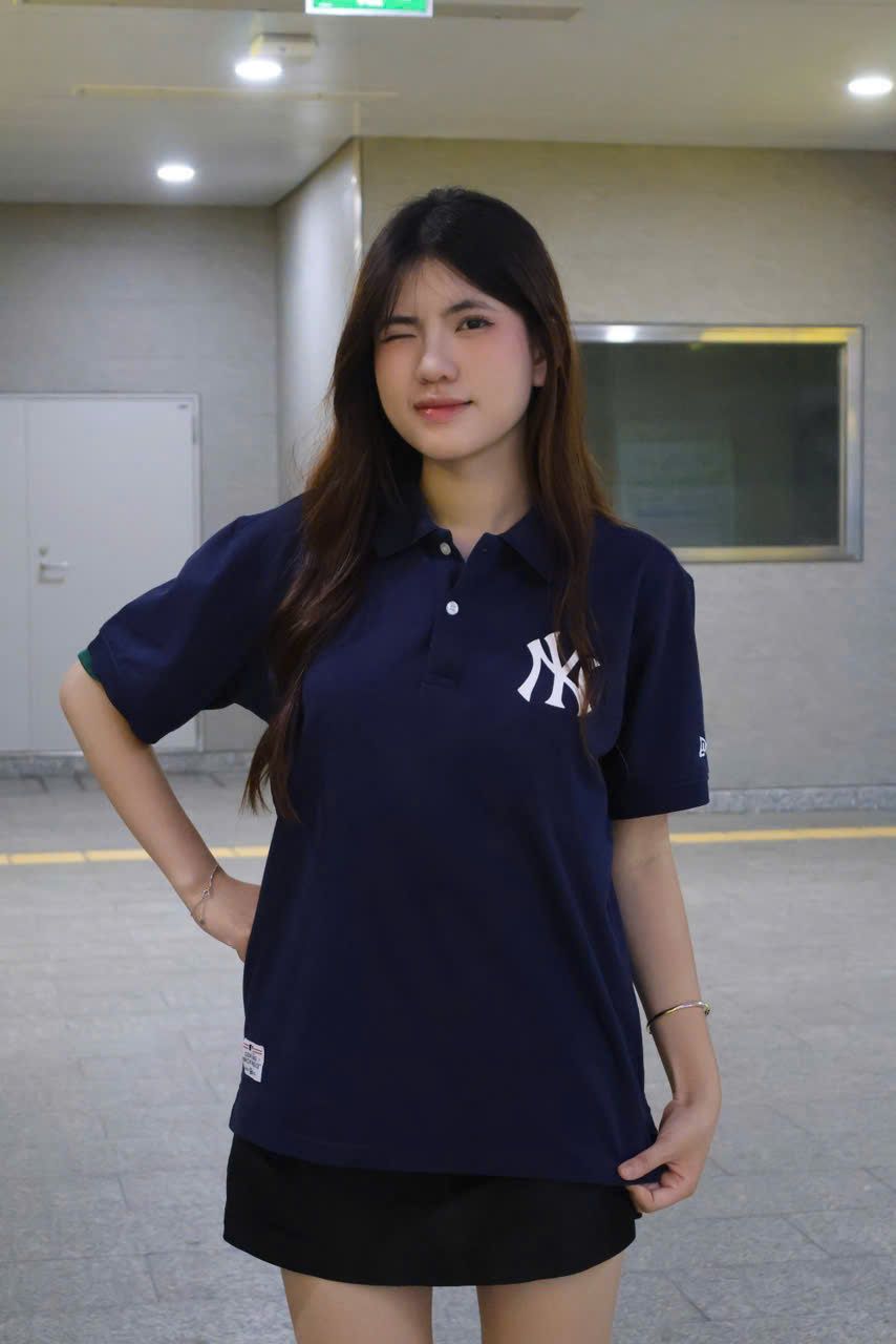  Áo Thun Polo New Era - [Unisex] NY Yankees Basic Logo Polo Navy - 14125367 