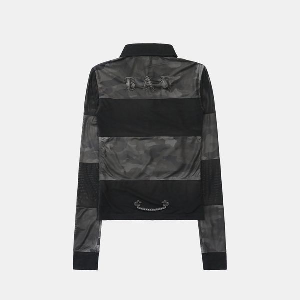 Áo Thun Dài Tay [Unisex] Badblood - [w-tee25-022] Vintage Club Rugby Camo