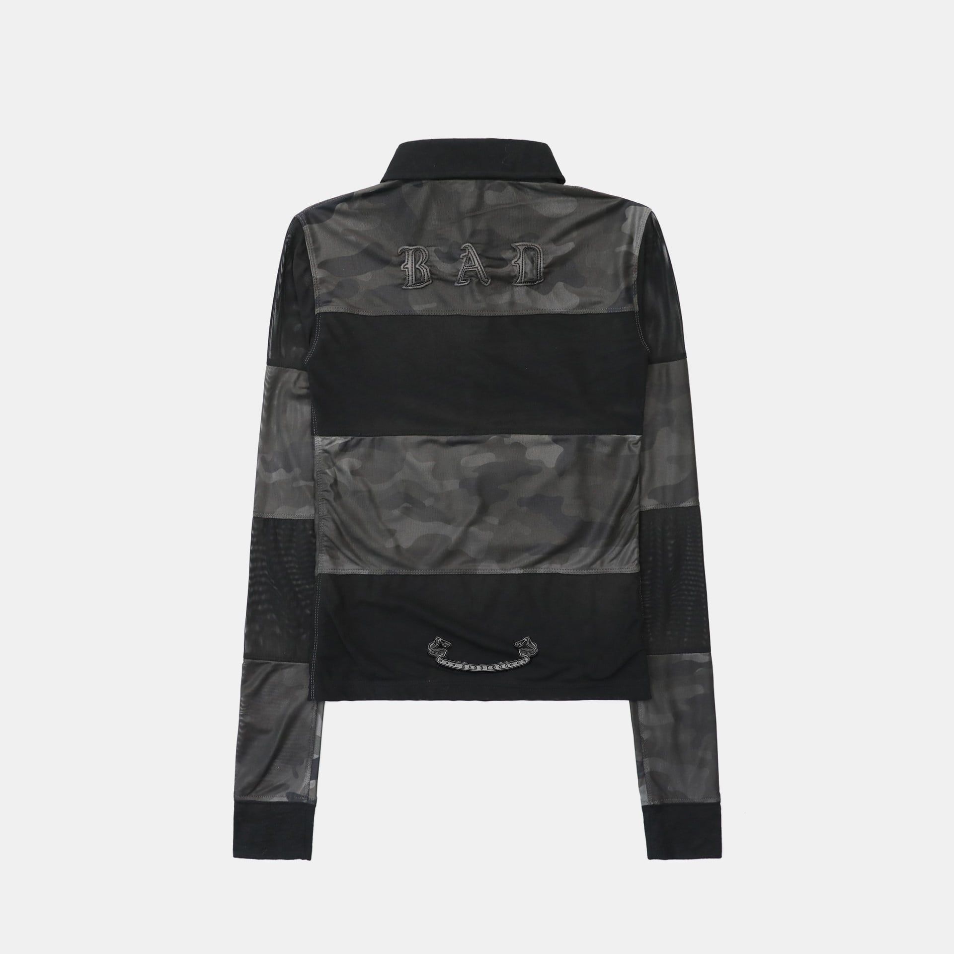  Áo Thun Dài Tay [Unisex] Badblood - [w-tee25-022] Vintage Club Rugby Camo 