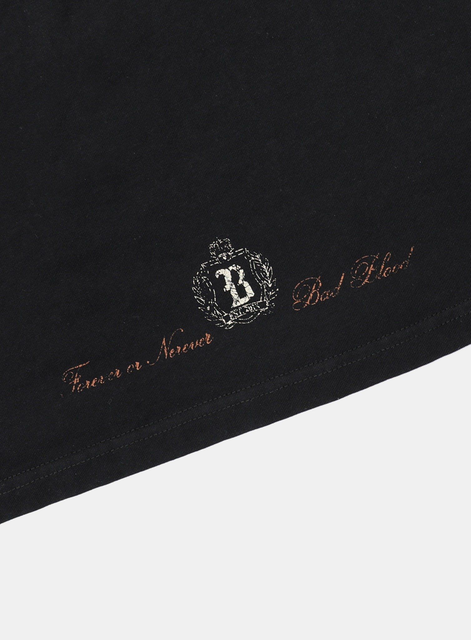  Áo Thun [Unisex] Badblood - [w-tee25-048] Royal Classic T-Shirt Black 
