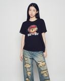  Áo thun [Nữ] ADLV - Acmédelavie Headphone AC Bear Black 