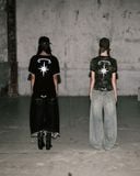  Áo Thun [Unisex] Badblood - [w-tee25-093] Cosmo Reflective Ringer T-Shirt - Green Camo 