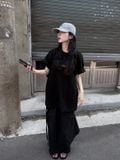  Áo thun ADLV - Acmé de la vie Cursive Logo Black 