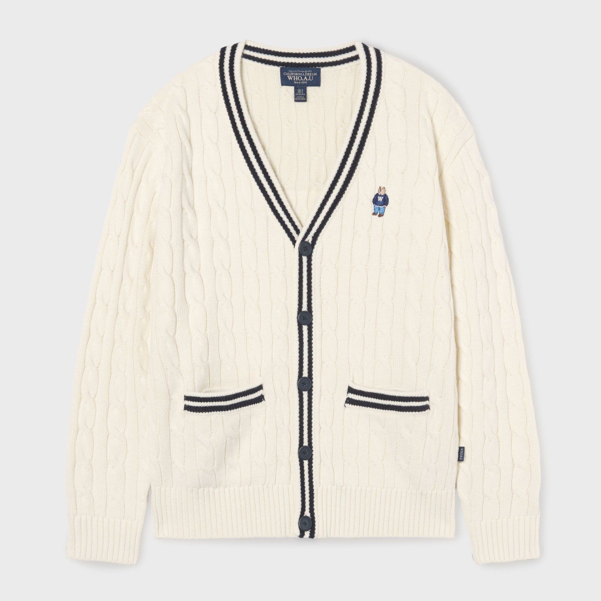  Áo Cardigan WHOAU [Nữ] - Steve Tilden Cable - WHCKF4933U 