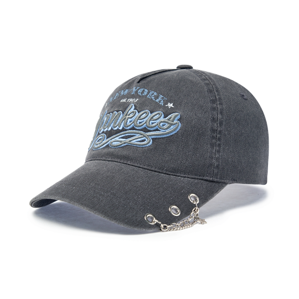 Nón MLB Korea - [Unisex] Vintage Culsive Jewelry Unstructured Ball Cap - 3ACPV206N