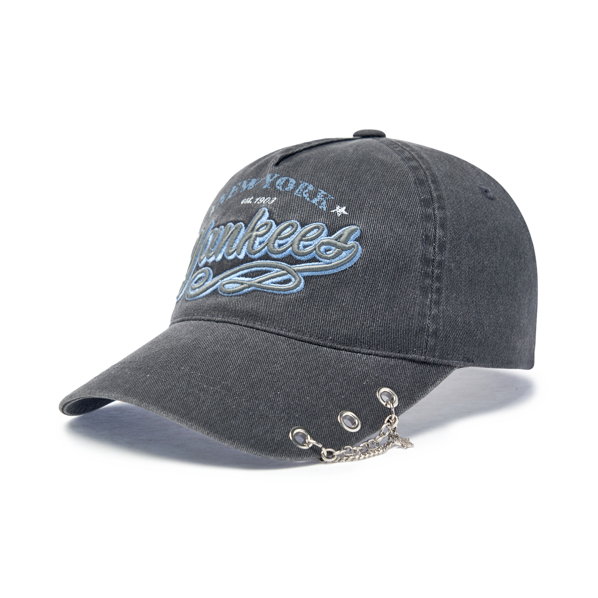  Nón MLB Korea - [Unisex] Vintage Culsive Jewelry Unstructured Ball Cap - 3ACPV206N 