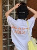  Áo thun ADLV - Acmé de la vie Cursive Logo White 