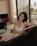  Áo hai Dây Badblood [Nữ] - Beyond Soft Cami White - w-tnk24-067 