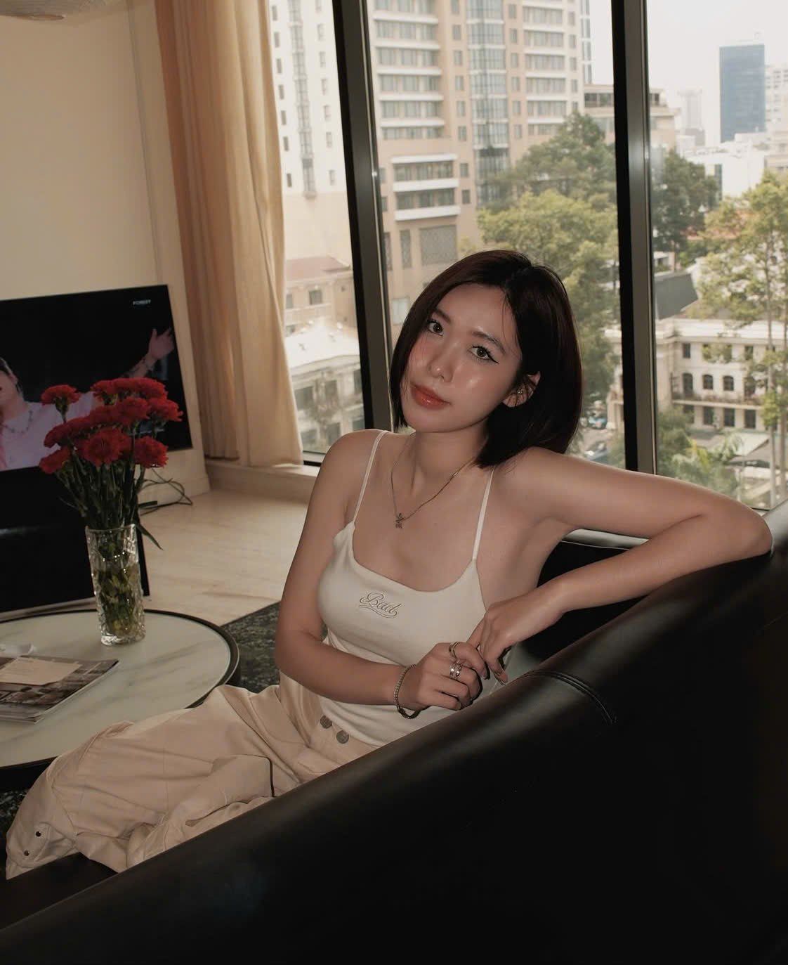  Áo hai Dây Badblood [Nữ] - Beyond Soft Cami White - w-tnk24-067 