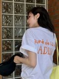  Áo thun ADLV - Acmé de la vie Cursive Logo White 