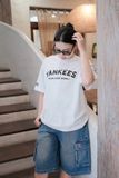  Áo thun MLB [Unisex] Varsity Big Logo Overfit NY Yankees - 3ATSV0253-50WHS 