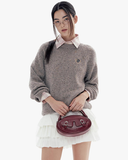  Túi Xách FindKapoor Korea - Domo 23 Tote Bag Burgundy 