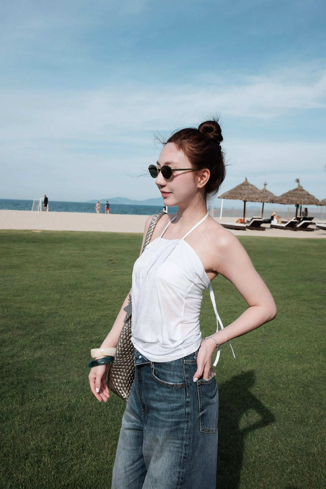  Kính Rayban x Jennie [Unisex] - Oval Sunglasses - RB3774D003/8755-19 