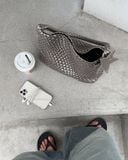  [Pre-order] Túi EcoDay - Medium Woven Bag Silver 