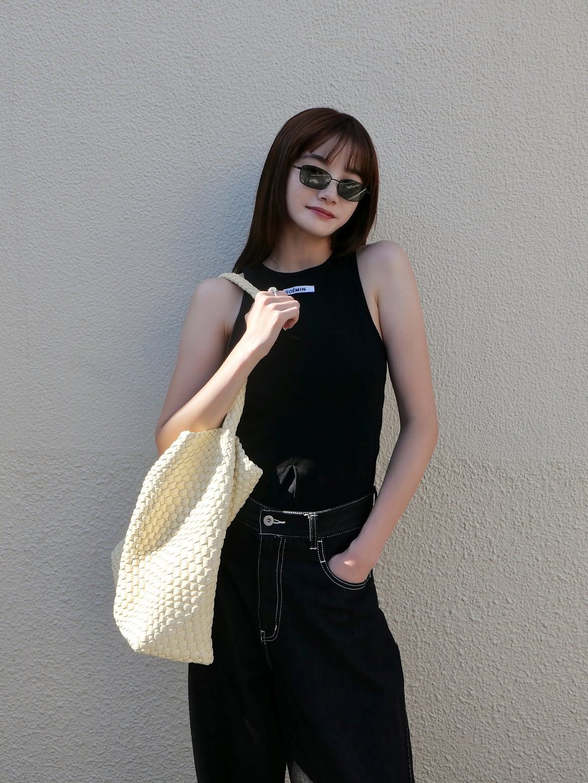 [Pre-order] Túi EcoDay - Large Woven Bag Light Yellow 