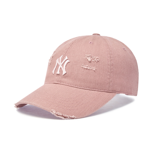 Nón MLB Korea - [Unisex] Damage Washed Unstructured Ball Cap NY Yankees - 3ACPVV34N-50PKM