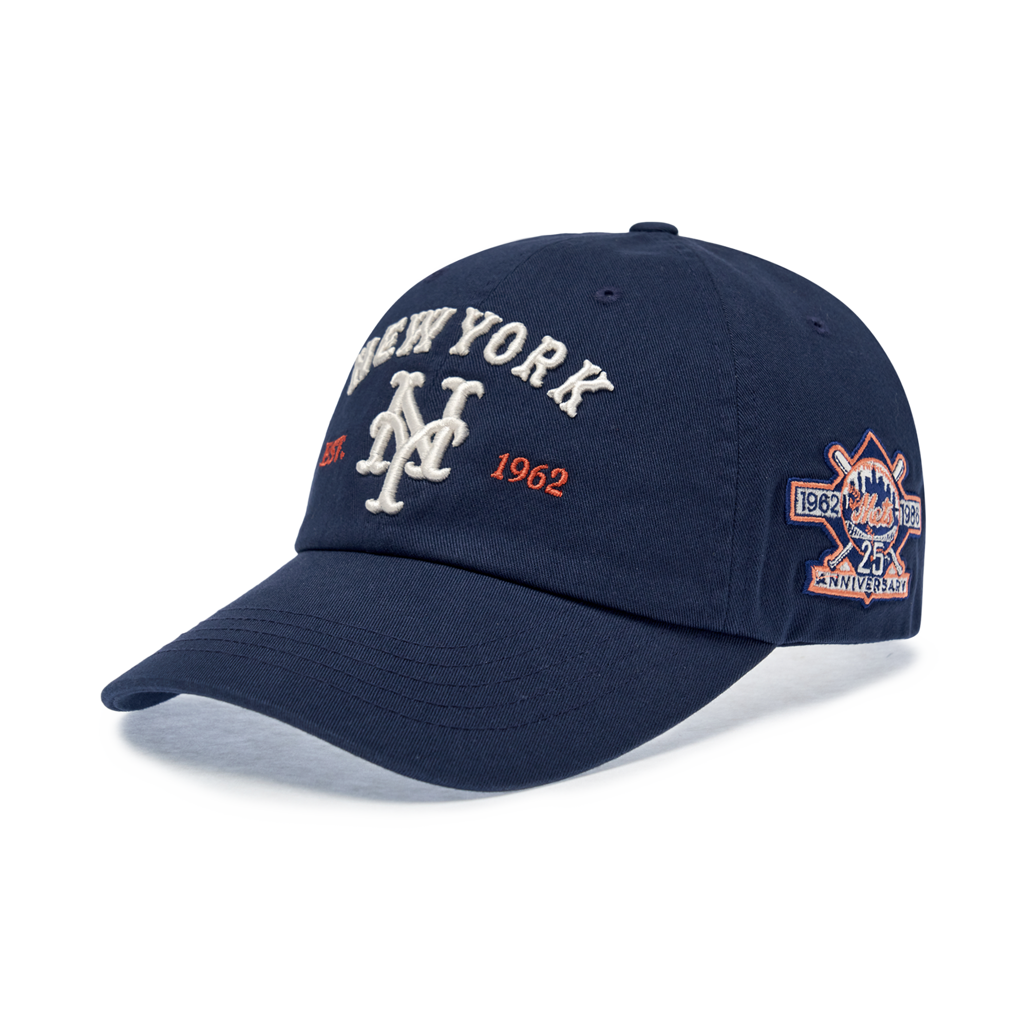 Nón MLB Korea [Unisex] Vintage Coopers Patch NY Mets